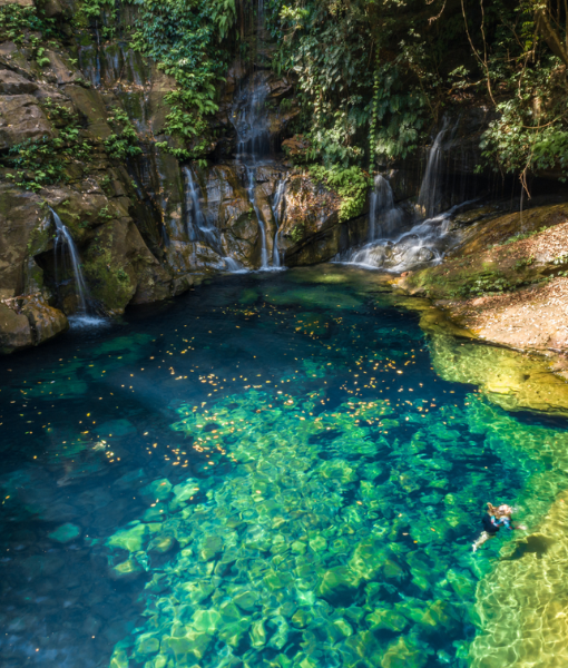 Encanto Azul, Poço Azul e Cachoeira Santa Bárbara
